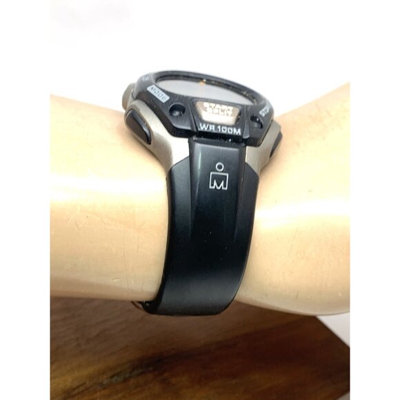 Timex Women's Watch Ironman Quartz Digital Indiglo Black Rubber Band Sport 38mm - Picture 12 of 14